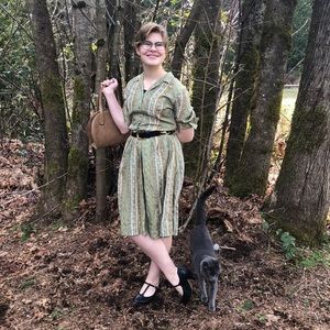 Retro inspired Ann Taylor dress